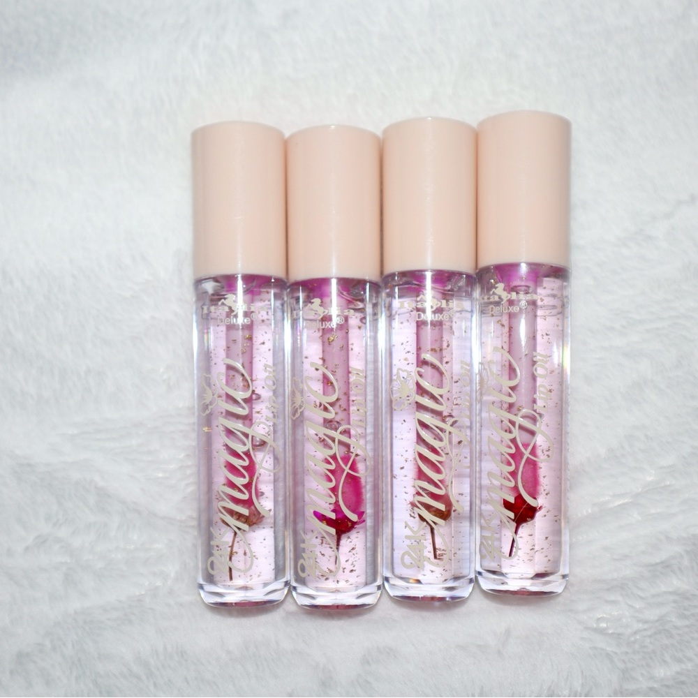 One PH activated 24k magic lip oil , color changing lip oil